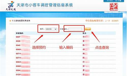 天津汽车摇号结果_天津汽车摇号结果查询时间