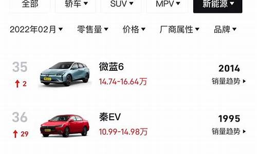 新能源汽车排名前十名2022最新消息最新消息今天_新能源汽车