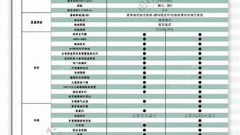 霸锐汽车参数配置表_霸锐汽车参数配置表图片